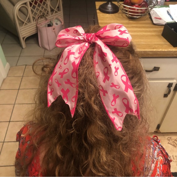 October is Breast Cancer Awareness Month- Ribbon Hair clip. - Picture 6 of 6